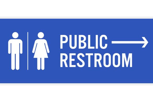 Public Restroom Sign