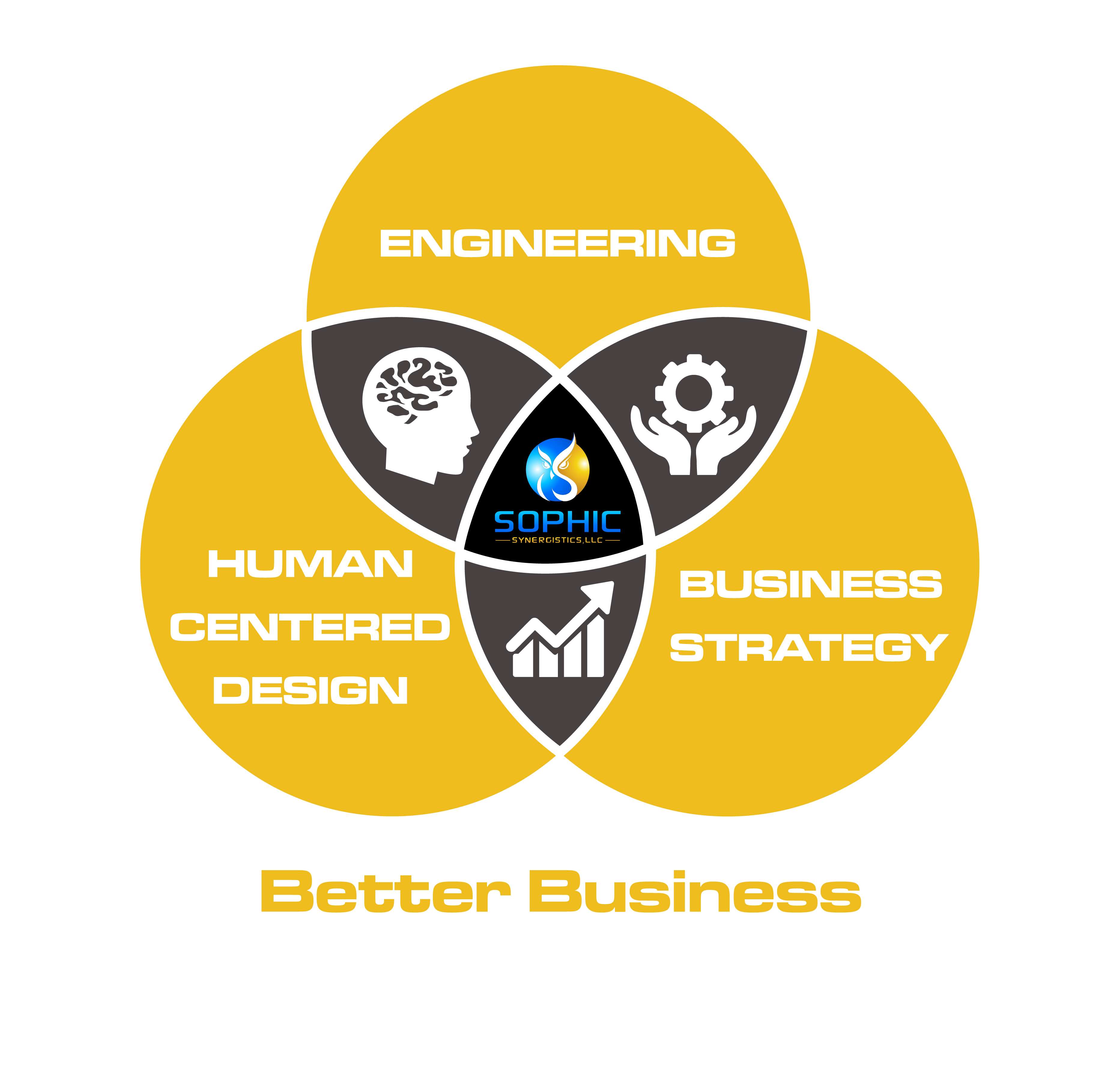 Engineering, Human-Centered Design, and Business Strategy combine to make Better Business by Design
